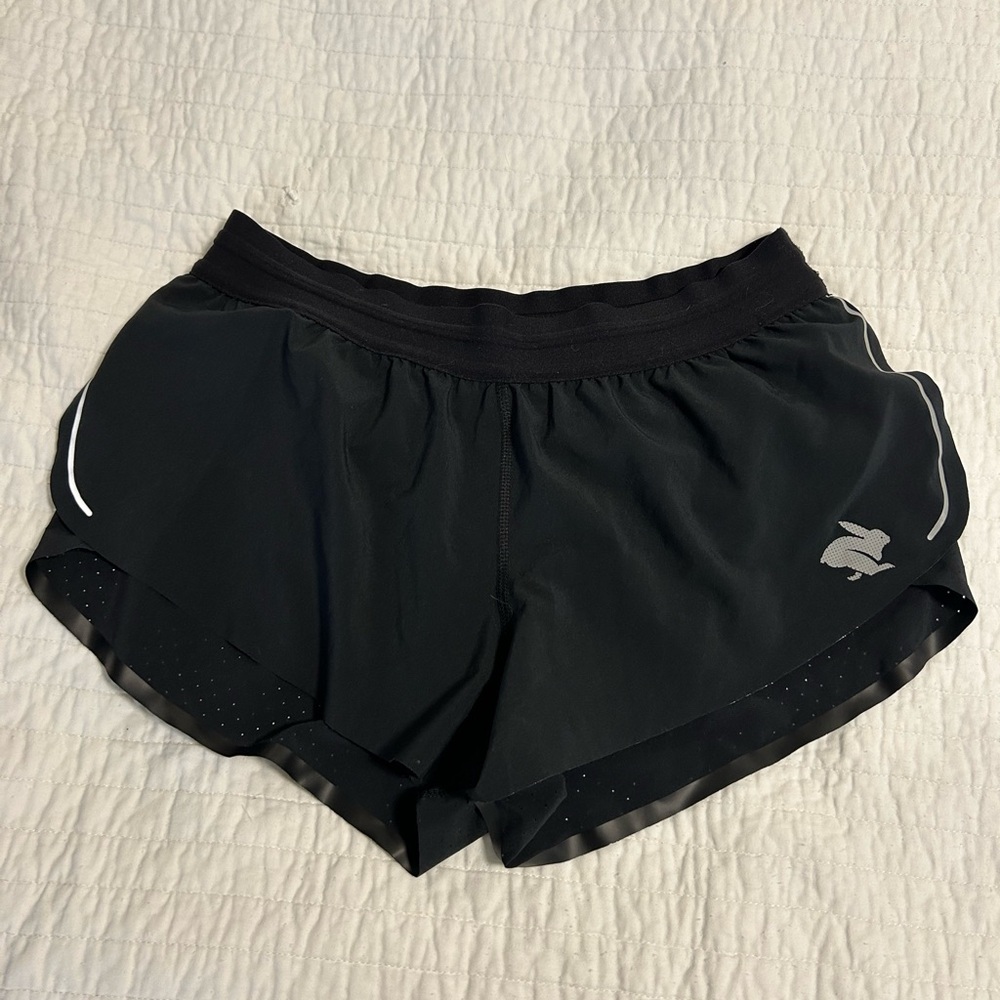 Rabbit Women's Black Running Shorts